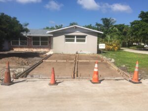 Formed Concrete Driveway in Boca Raton, Florida 