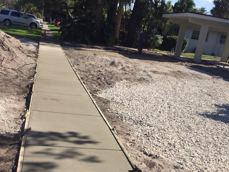Concrete Sidewalk Boca Raton Florida cilas construction