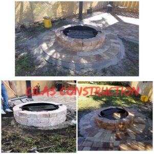 Brick Paver Fire Pit