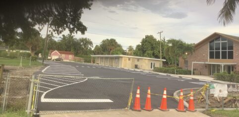 Commercial Parking lot in West Palm Beach, Florida by Cilas Construction