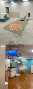 Before and After of Concrete Trench at VA Medical Center in Riviera Beach, Florida by Cilas Construction