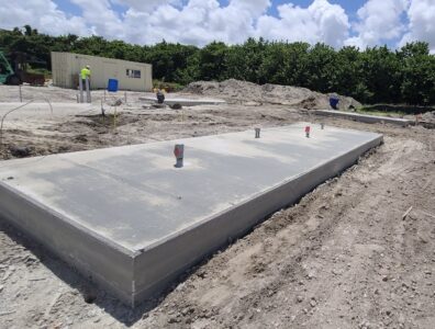 Commercial Concretee Generator Pad